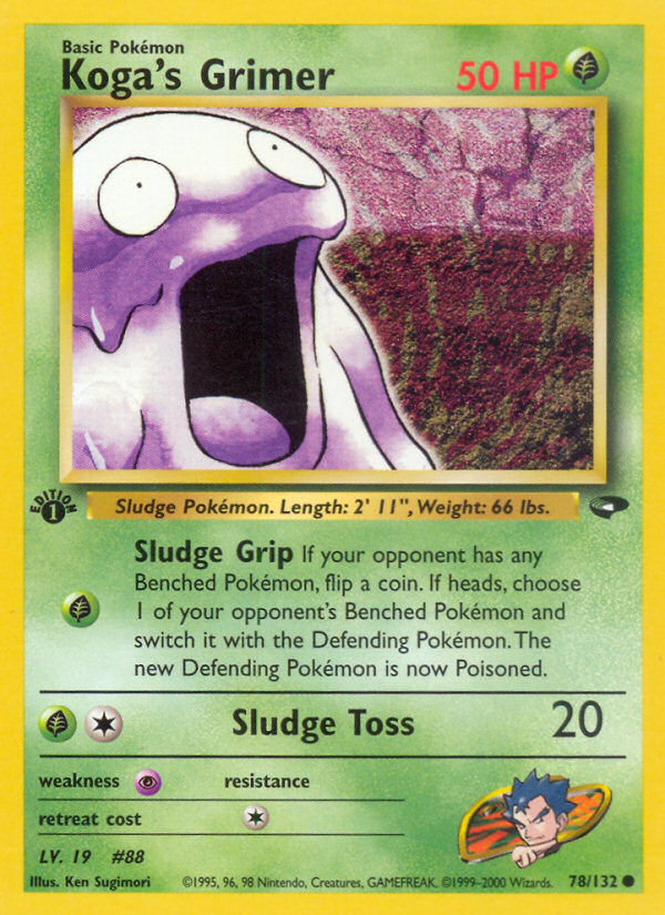 Koga's Grimer — illustrated card