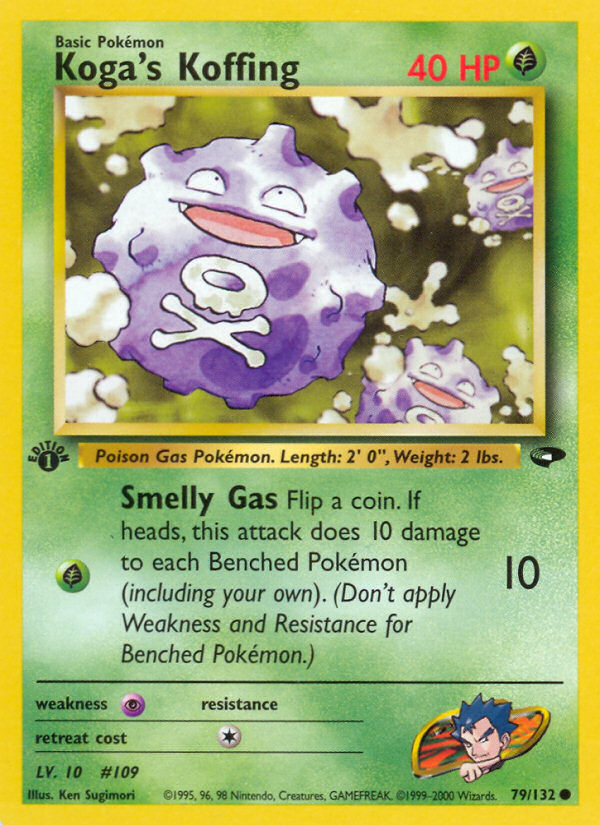 Koga's Koffing — illustrated card