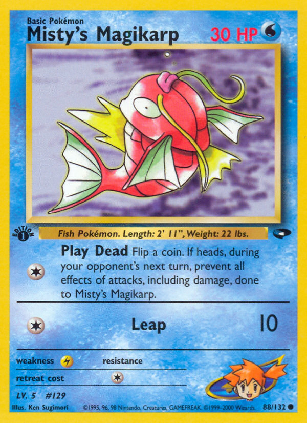 Misty's Magikarp — illustrated card