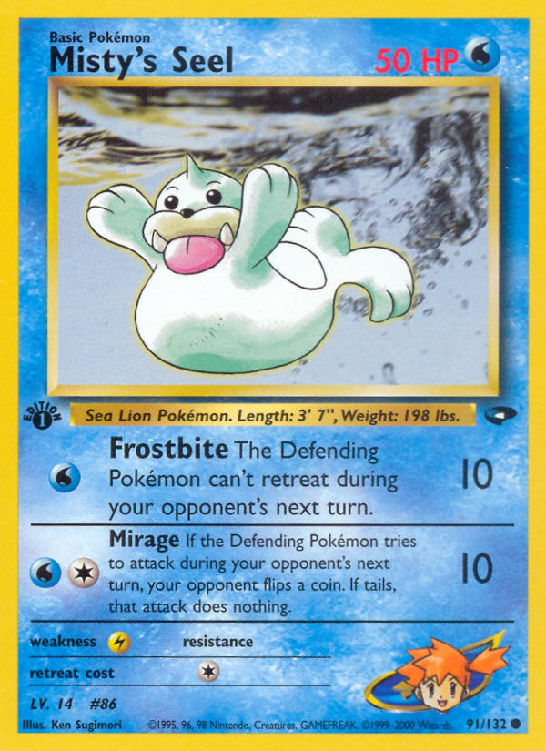 Misty's Seel — illustrated card