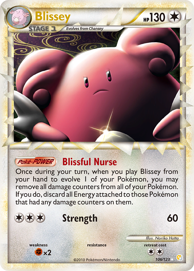 Blissey — illustrated card