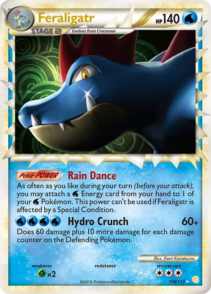 Feraligatr — illustrated card