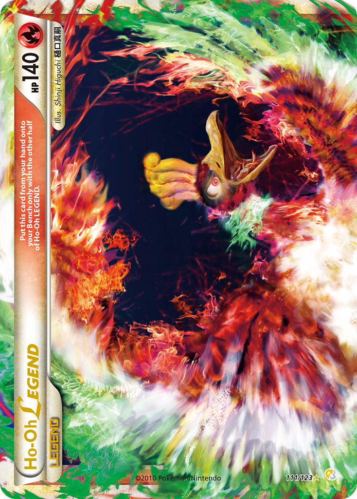 Ho-Oh LEGEND — illustrated card