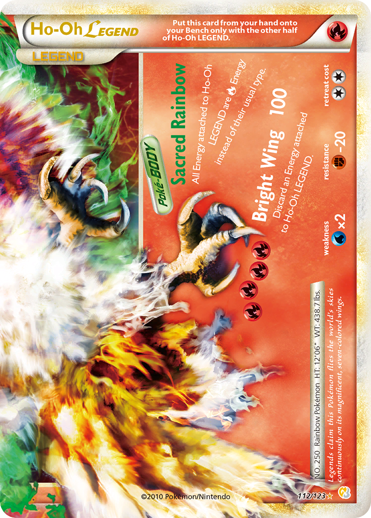 Ho-Oh LEGEND — illustrated card