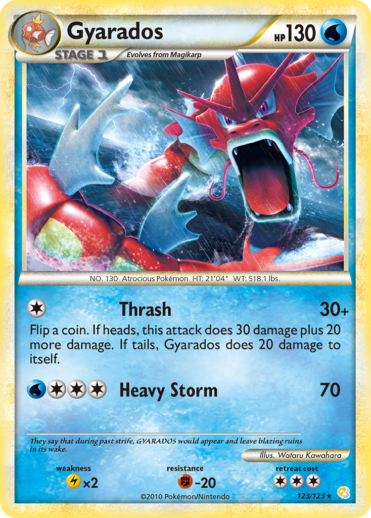 Gyarados — illustrated card