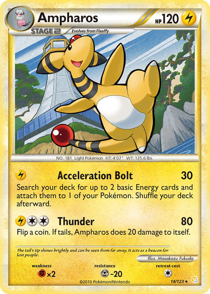 Ampharos — illustrated card