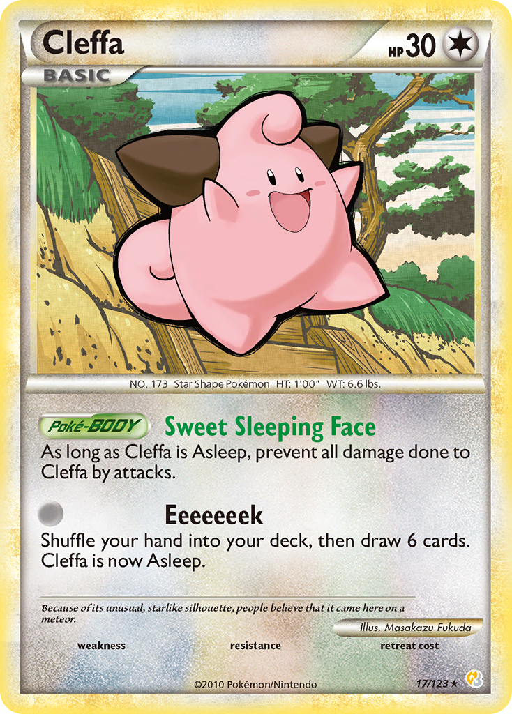 Cleffa — illustrated card