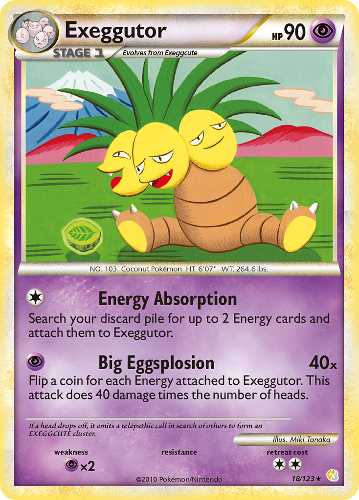 Exeggutor — illustrated card
