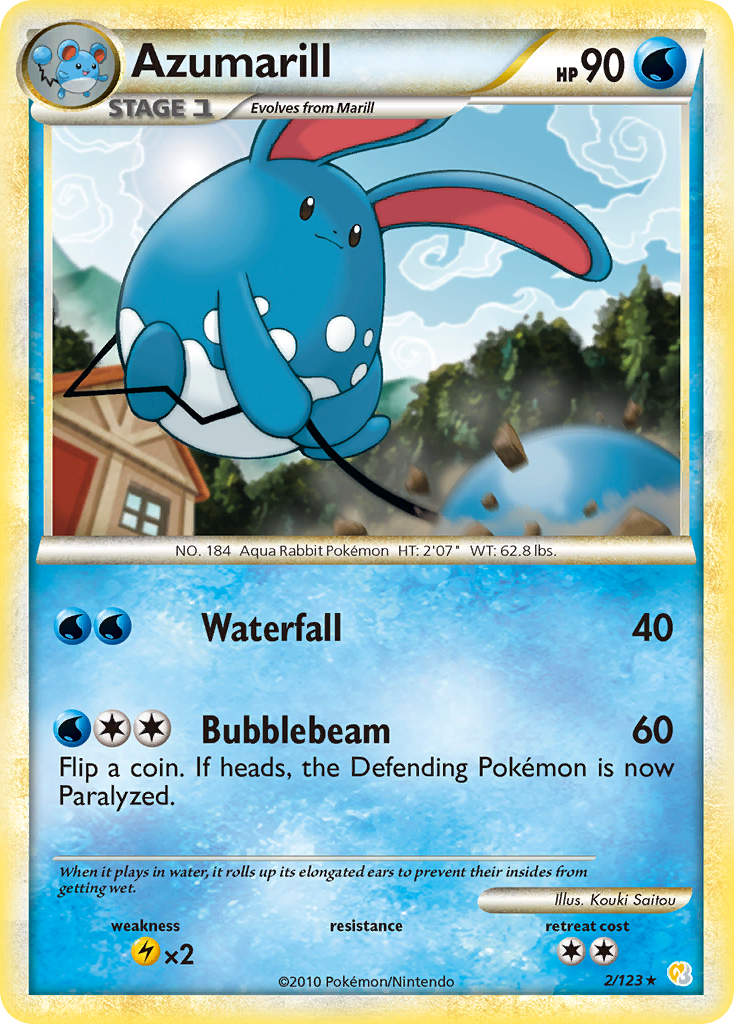 Azumarill — illustrated card