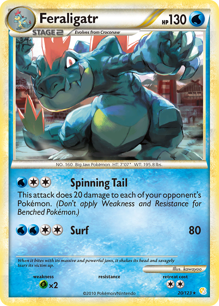 Feraligatr — illustrated card