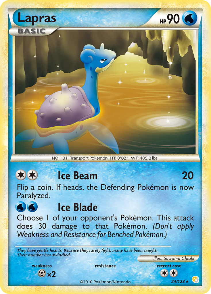 Lapras — illustrated card