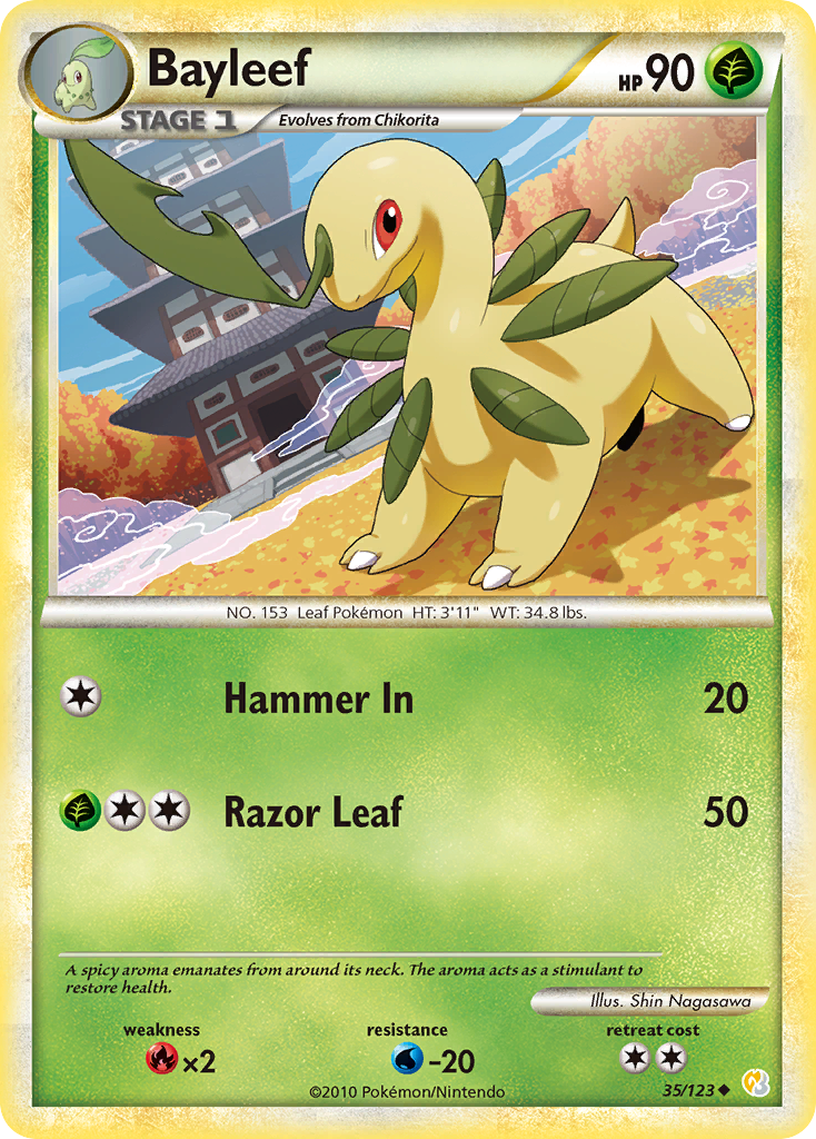 Bayleef — illustrated card