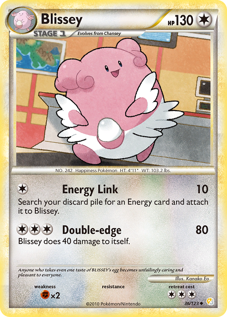 Blissey — illustrated card