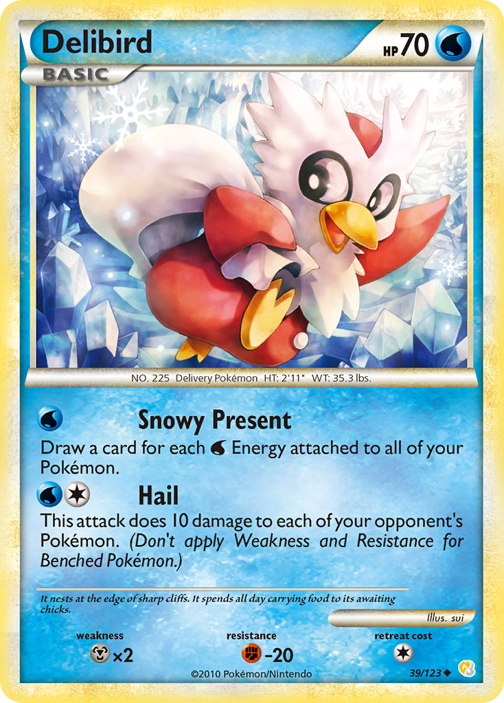 Delibird — illustrated card