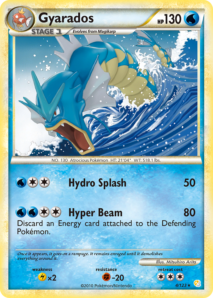 Gyarados — illustrated card