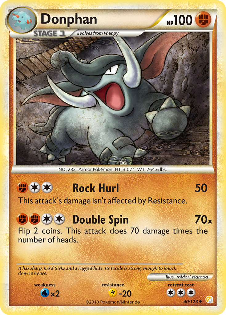 Donphan — illustrated card
