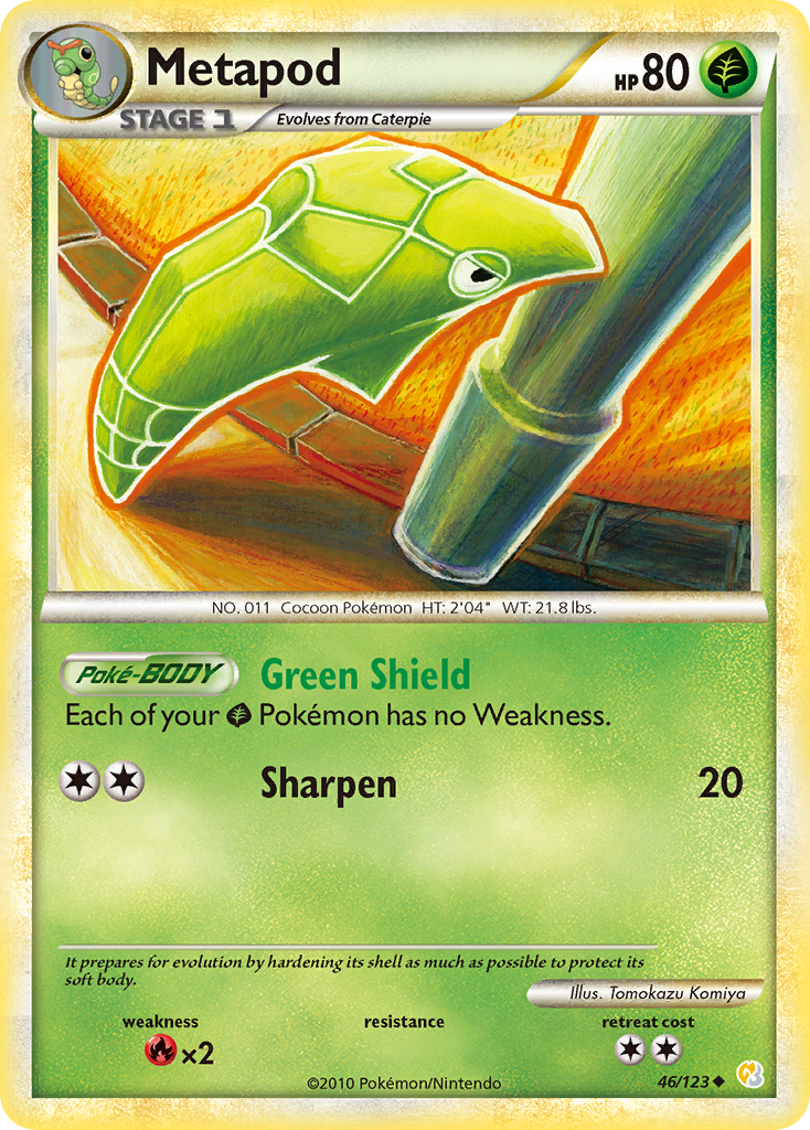 Metapod — illustrated card