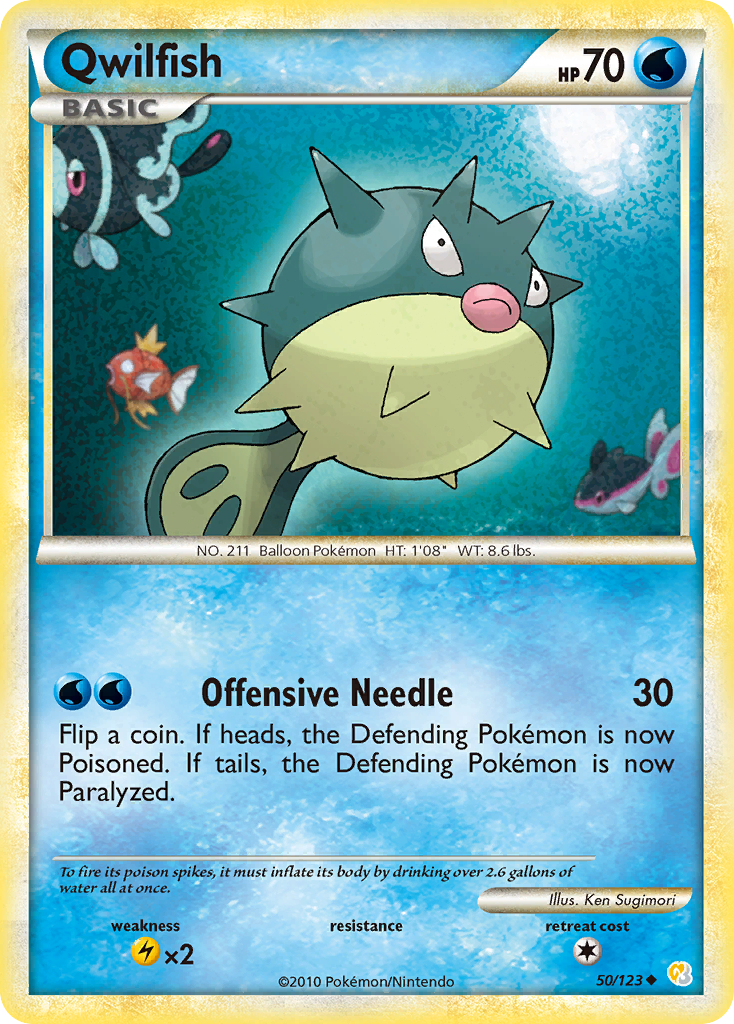 Qwilfish — illustrated card