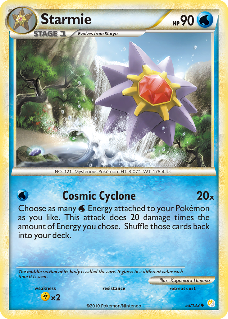 Starmie — illustrated card