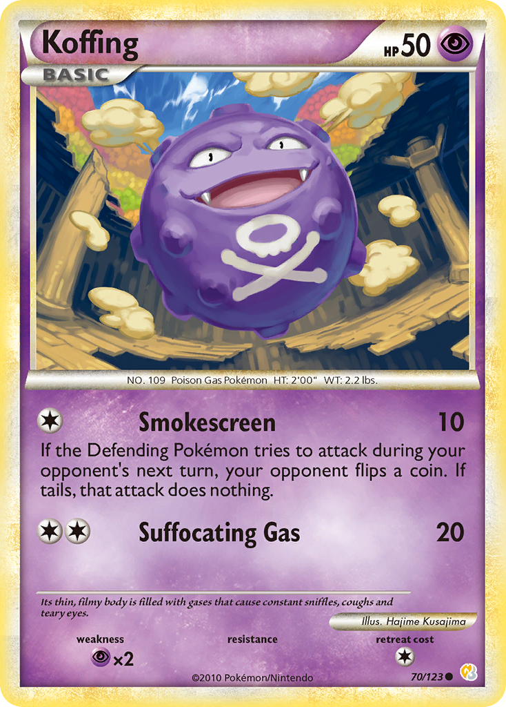 Koffing — illustrated card