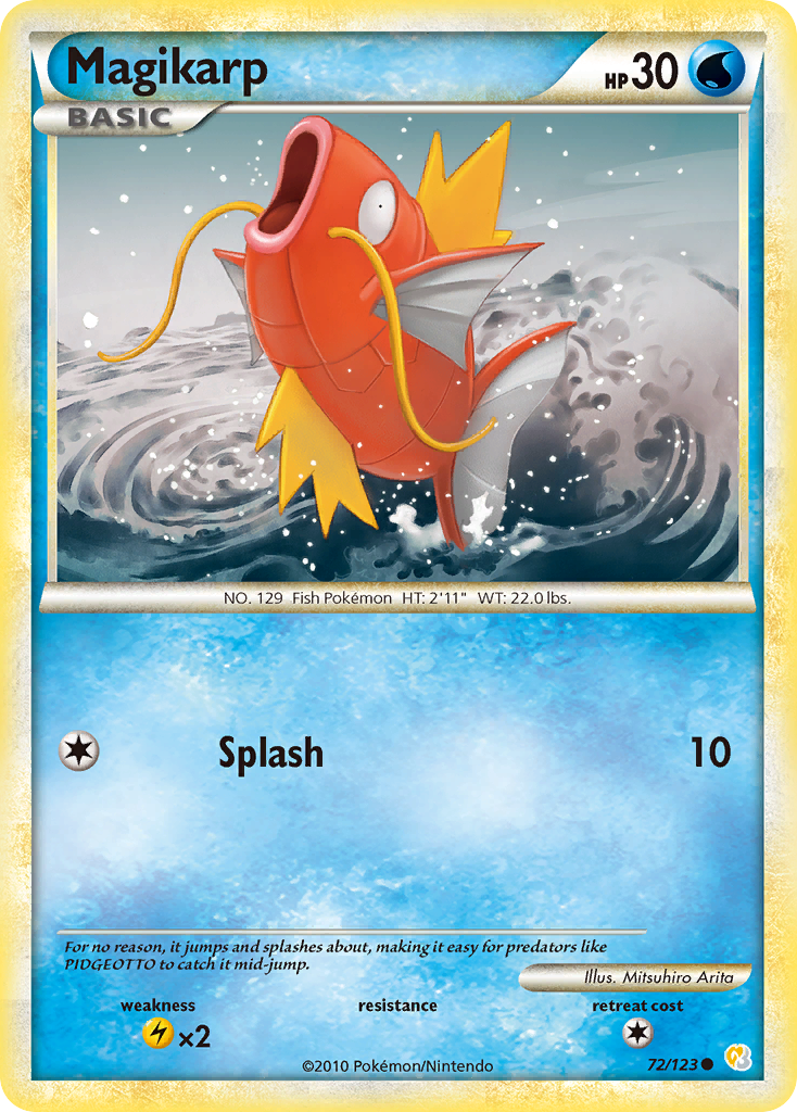 Magikarp — illustrated card