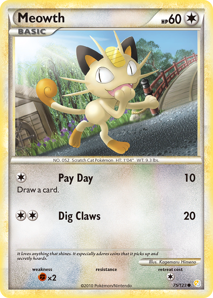 Meowth — illustrated card