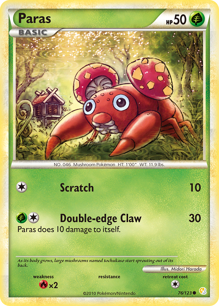 Paras — illustrated card
