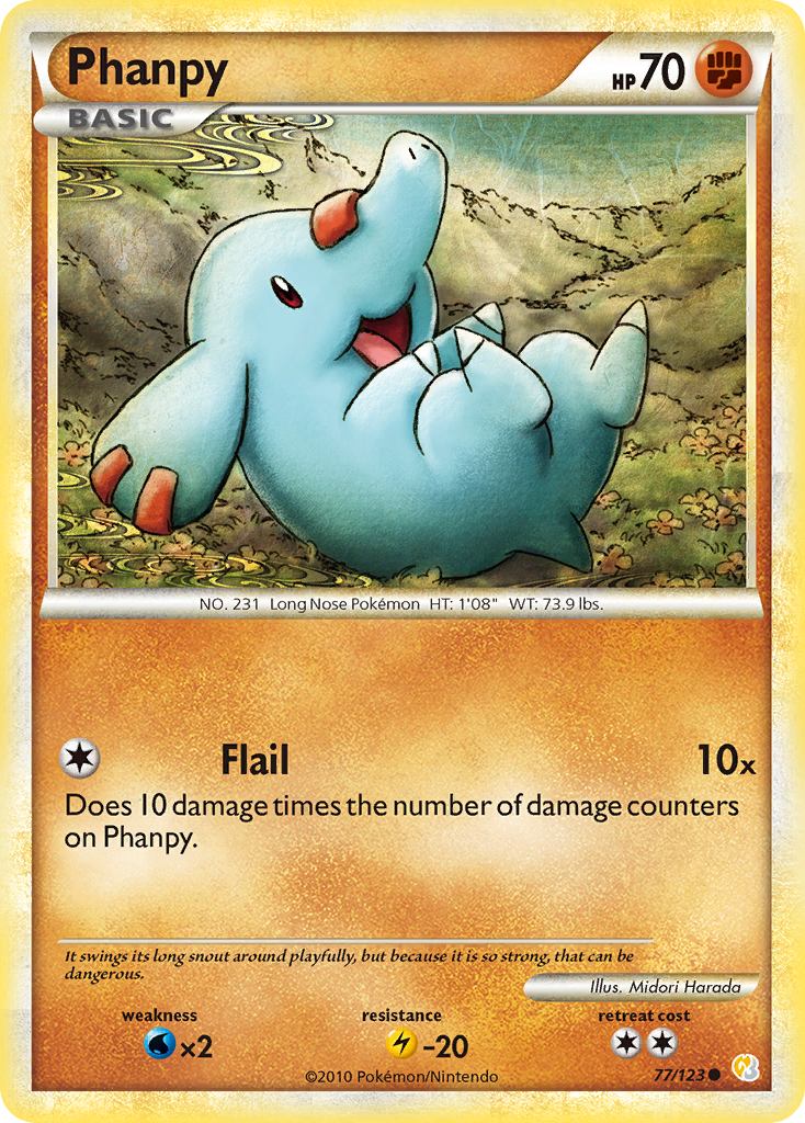 Phanpy — illustrated card
