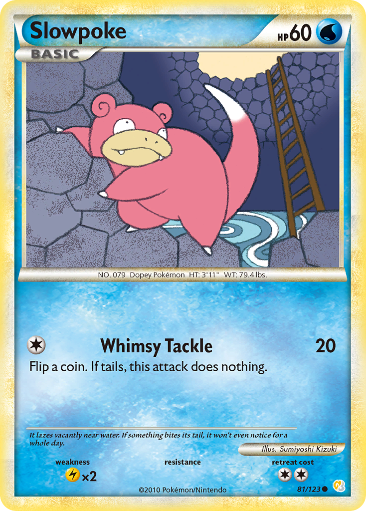Slowpoke — illustrated card