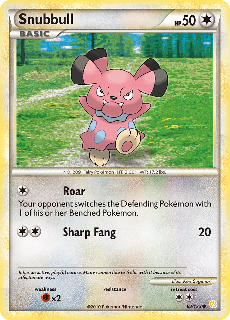 Snubbull — illustrated card