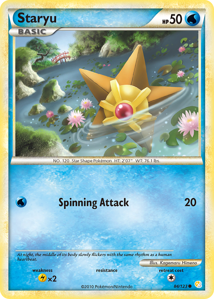 Staryu — illustrated card