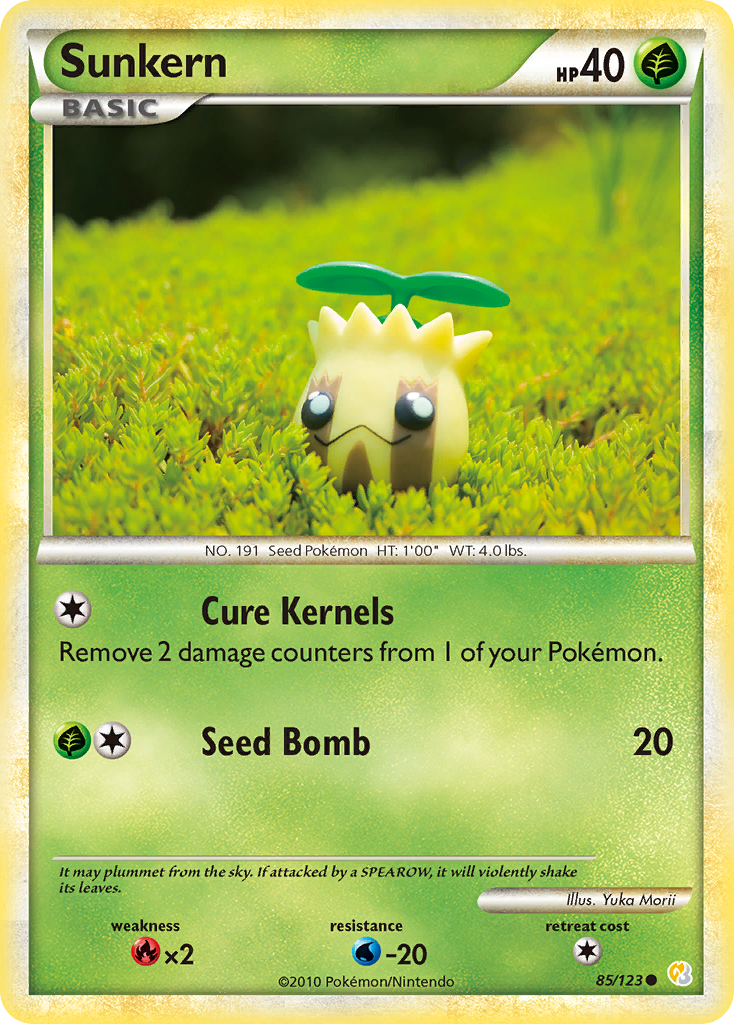 Sunkern — illustrated card