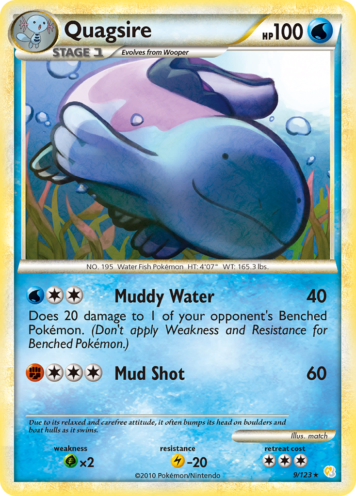Quagsire — illustrated card