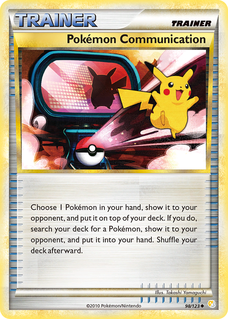 Pokémon Communication — illustrated card