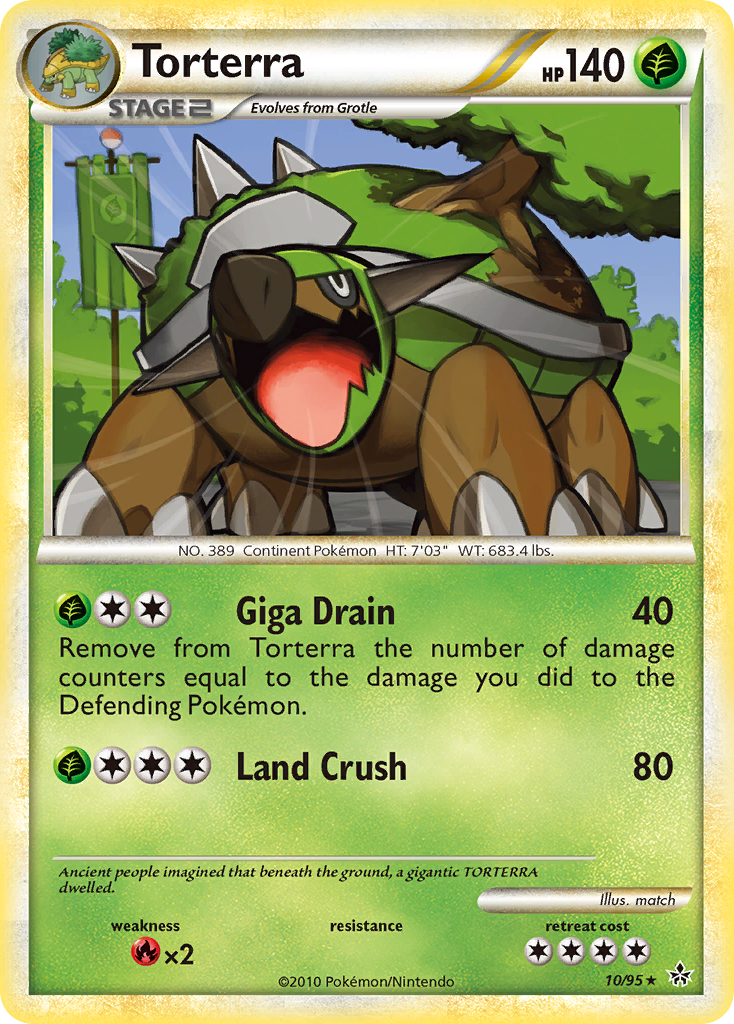 Torterra — illustrated card