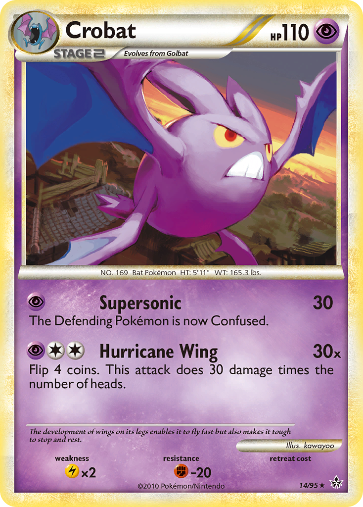 Crobat — illustrated card