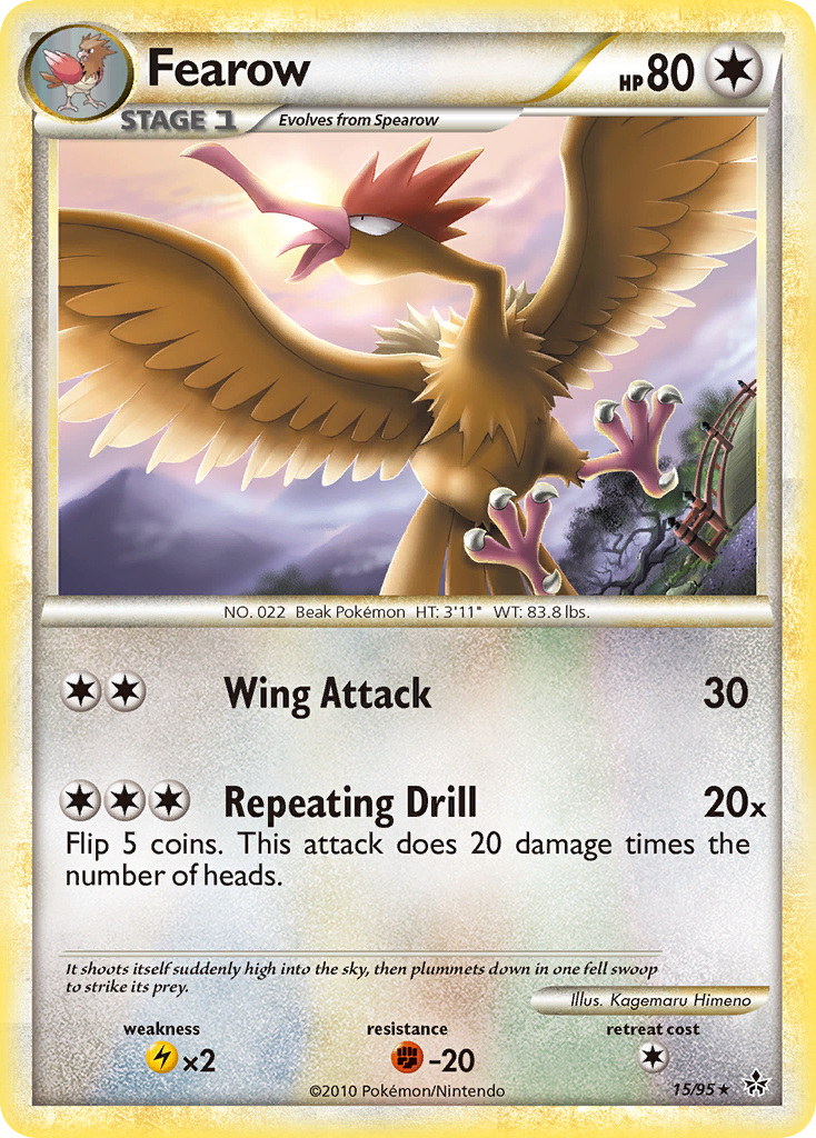 Fearow — illustrated card