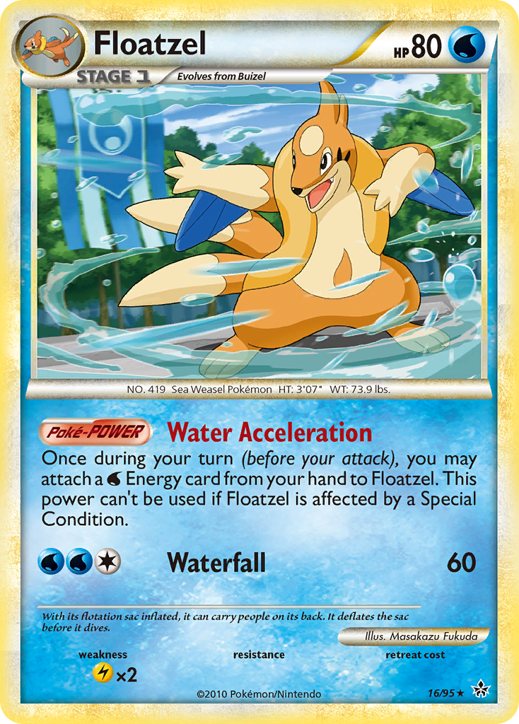Floatzel — illustrated card