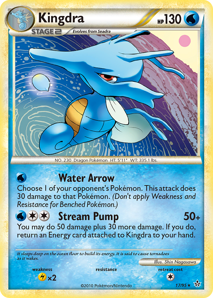 Kingdra — illustrated card