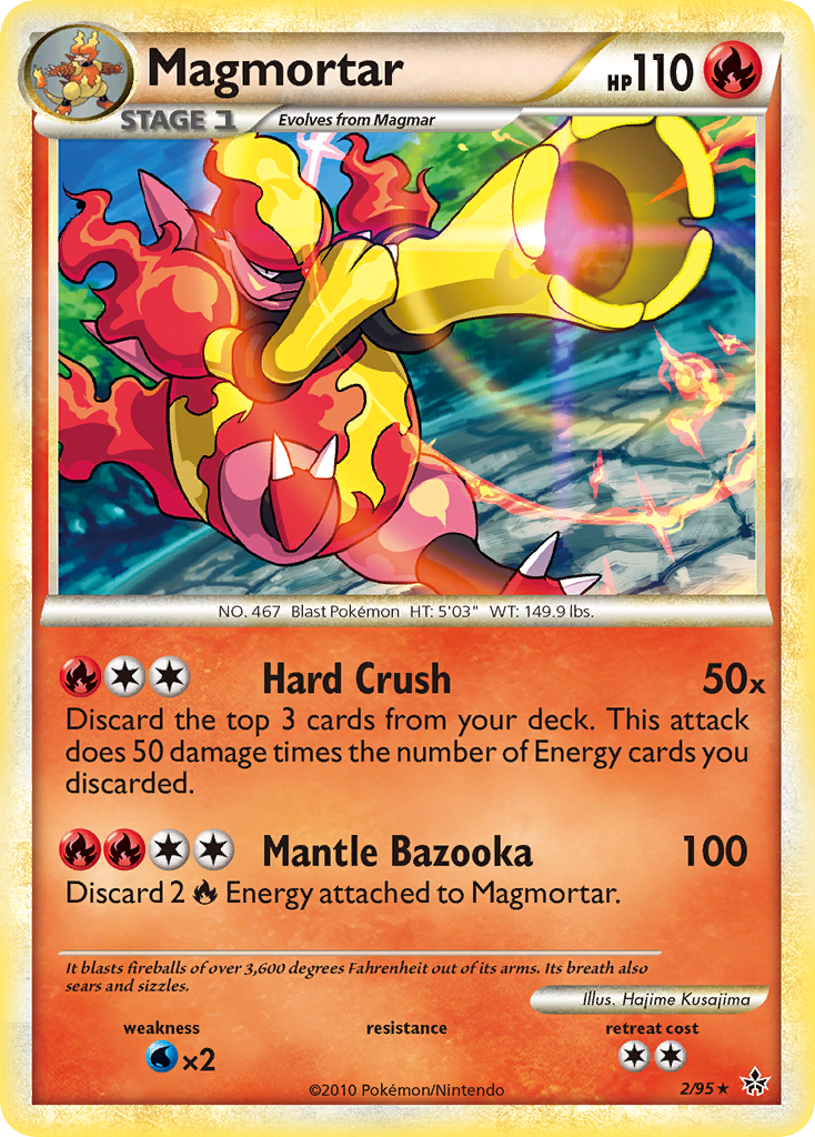 Magmortar — illustrated card