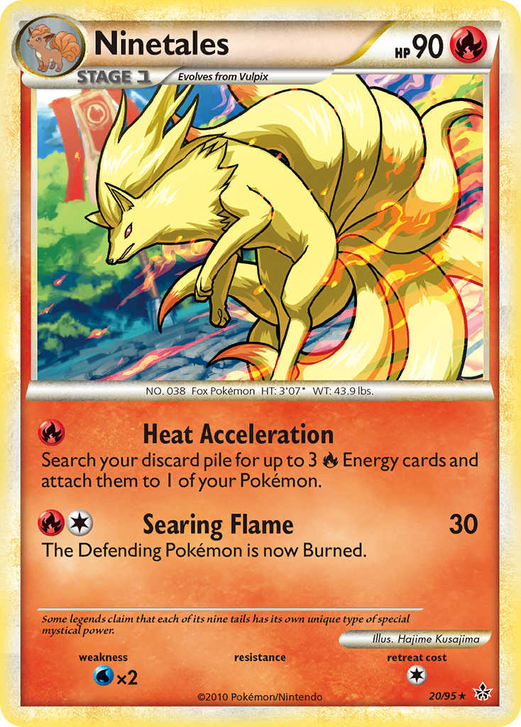 Ninetales — illustrated card