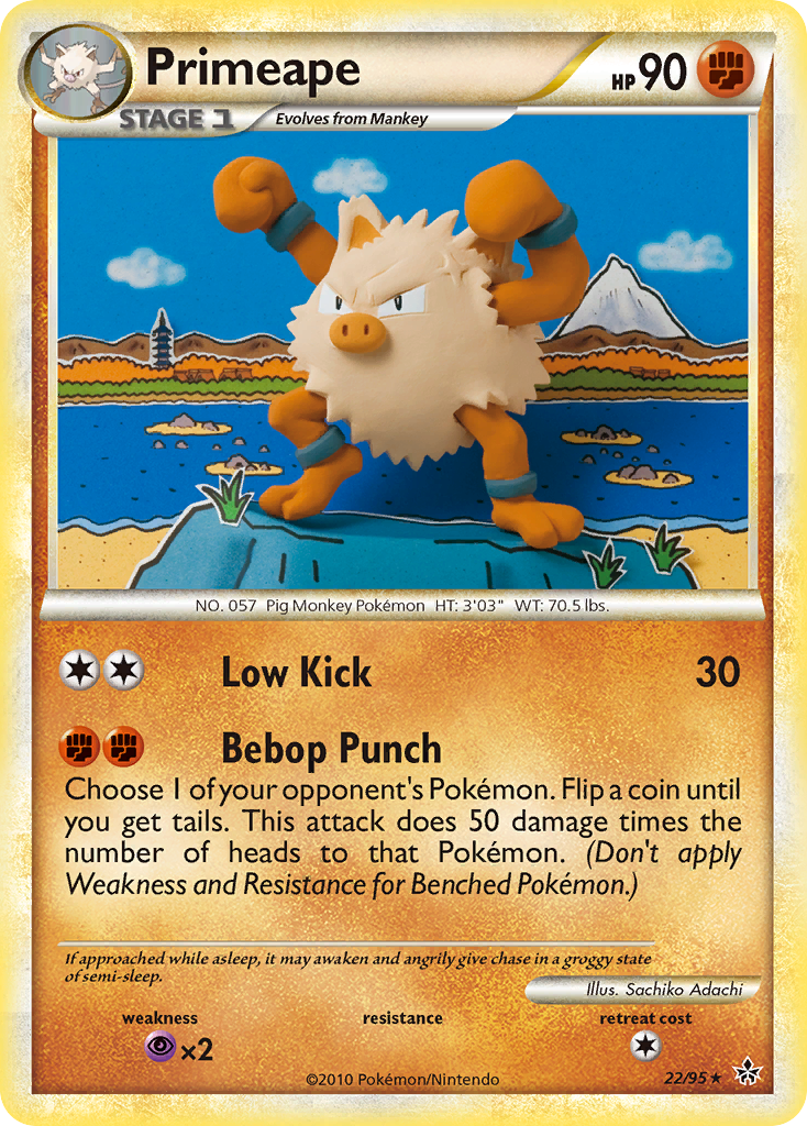 Primeape — illustrated card