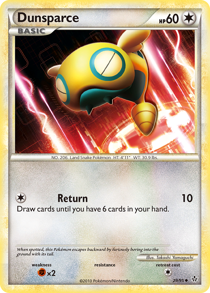 Dunsparce — illustrated card