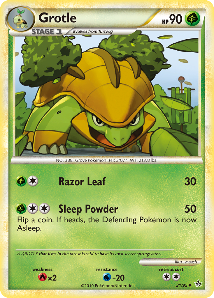 Grotle — illustrated card