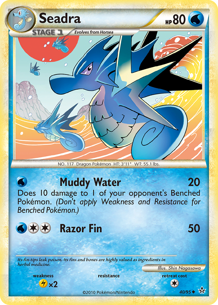 Seadra — illustrated card