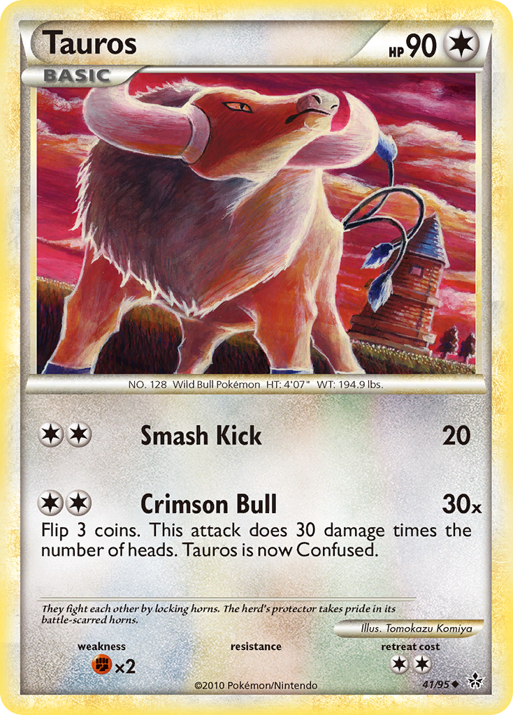 Tauros — illustrated card