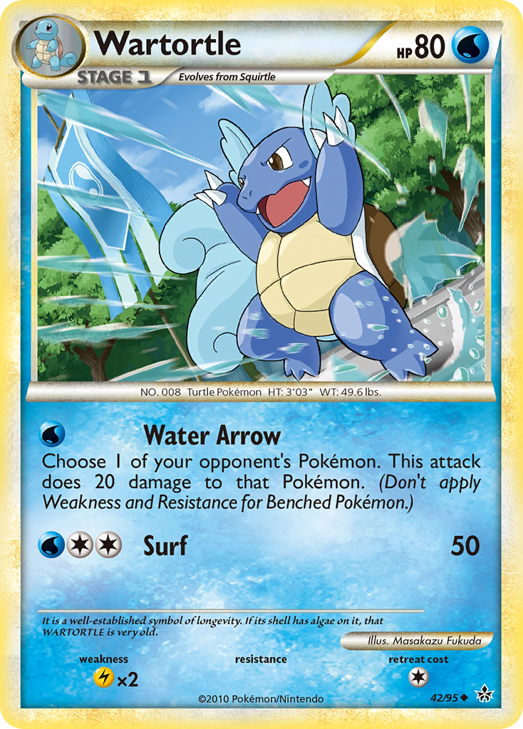 Wartortle — illustrated card