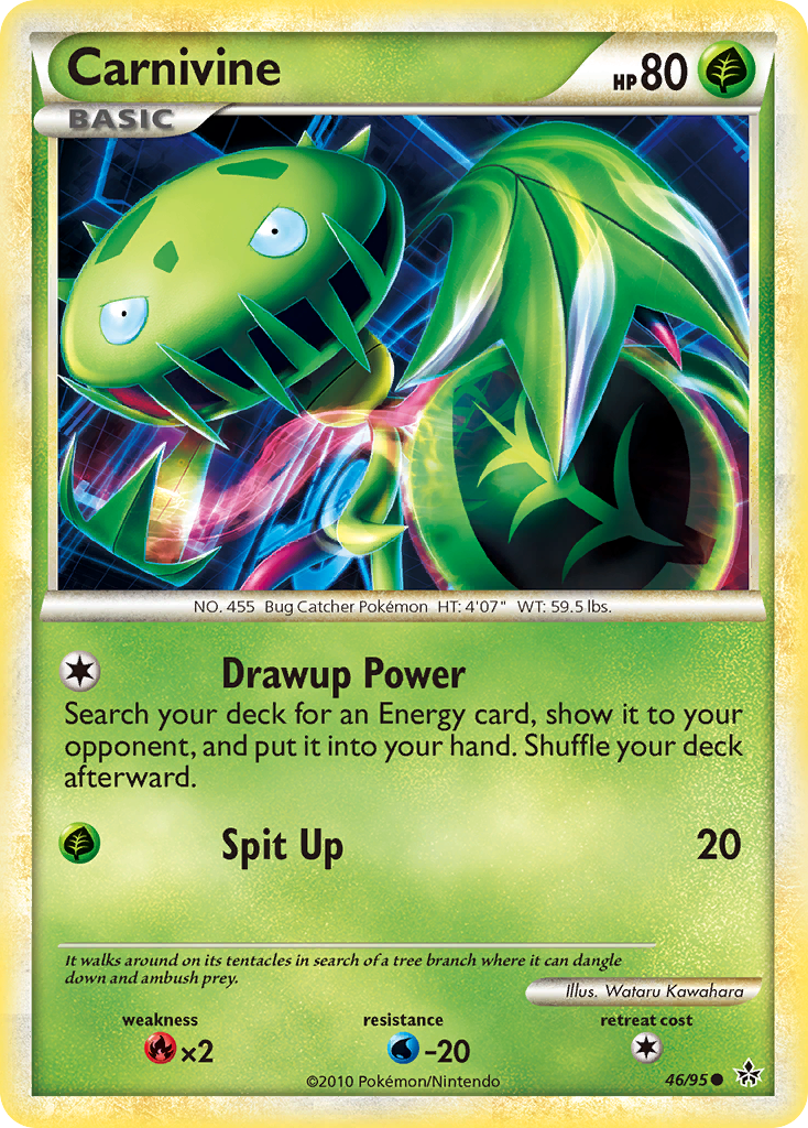 Carnivine — illustrated card