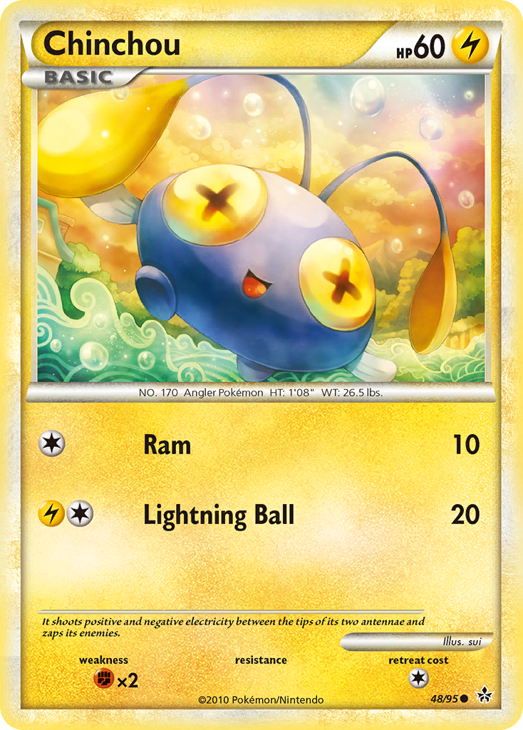Chinchou — illustrated card