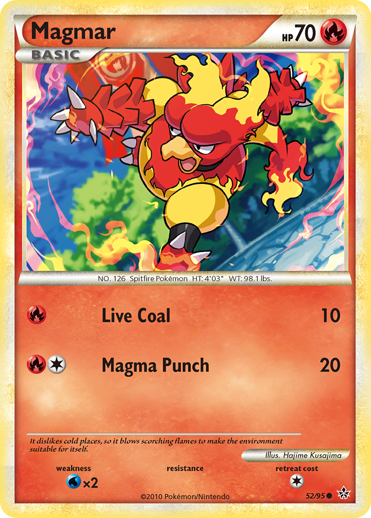 Magmar — illustrated card